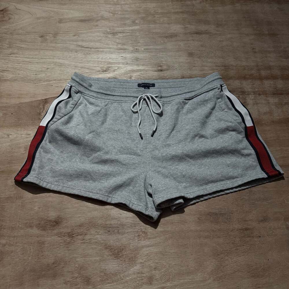 Tommy Hilfiger Gray Lounge Sweatshorts with Side Stripes Size XL